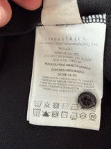 Moncler black & grey L/S polo shirt