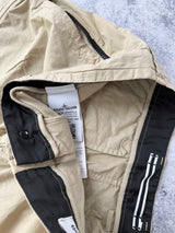 Stone island SS21 beige cargo shorts