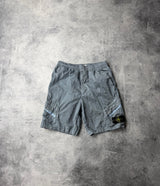 Stone island SS24 sky blue nylon metal cargo shorts