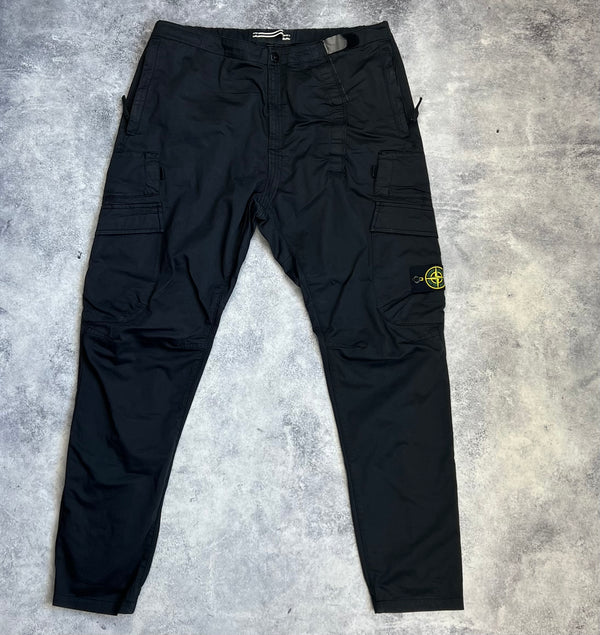 Stone island 2018 black cargo trousers