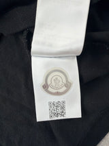Moncler black badge polo shirt black