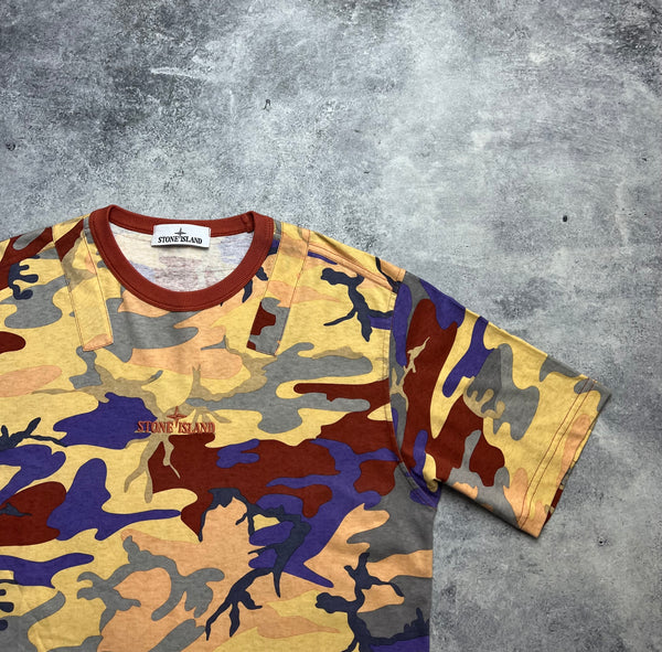 Stone island 2022 heritage camo tee
