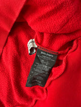 Palm angels red & black spray Paris hoodie