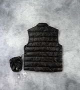 Moncler black GUI gilet