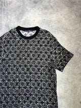 Louis Vuitton grey & black monogram tee