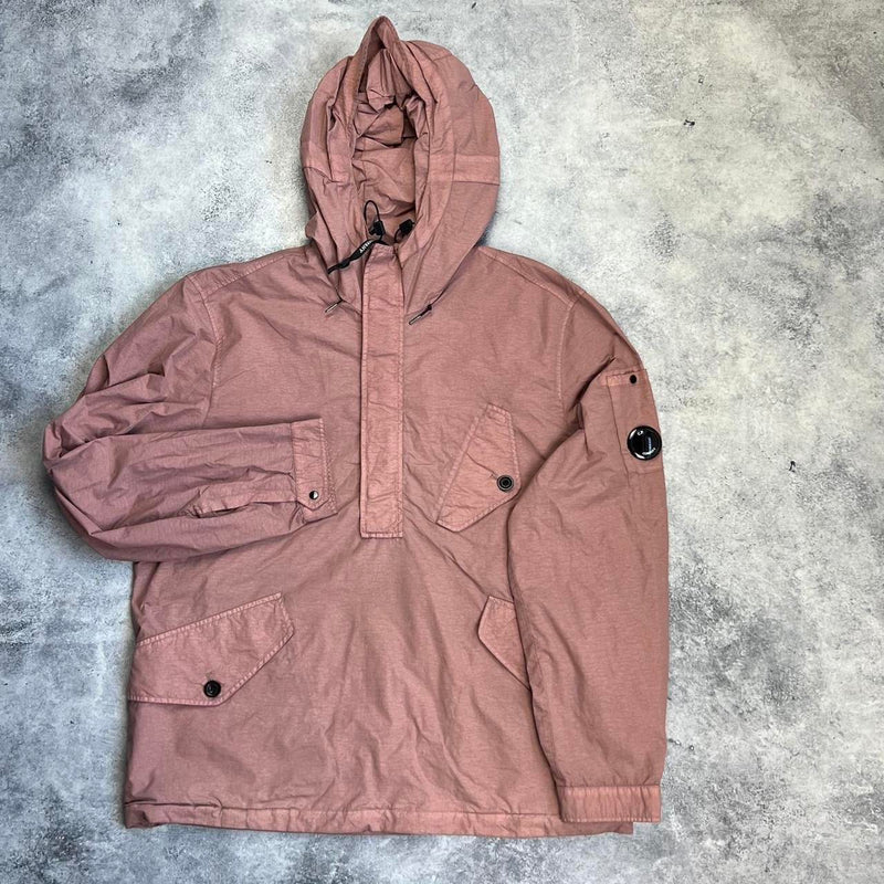 CP company flatt nylon pullover jacket with micro lens