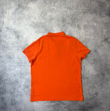 Moncler orange polo shirt