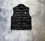 Moncler black GUI gilet