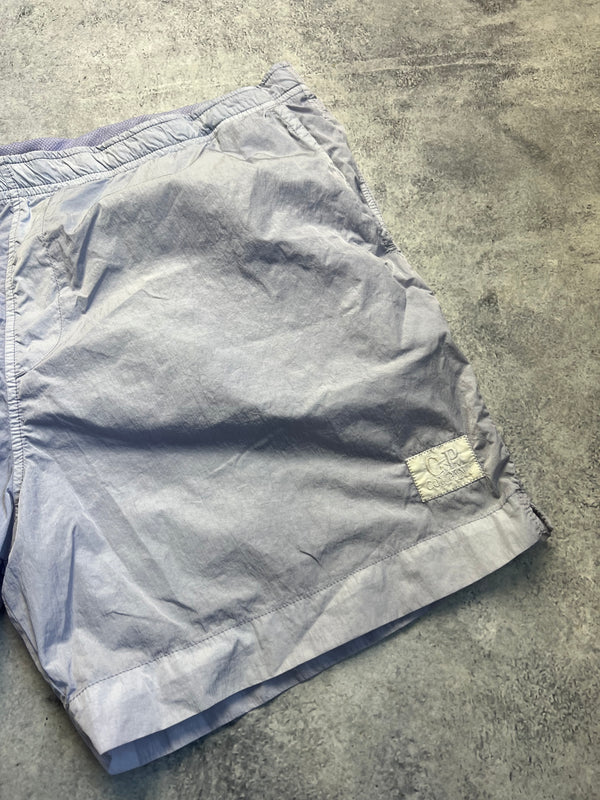 CP company chrome nylon lilac swim shorts