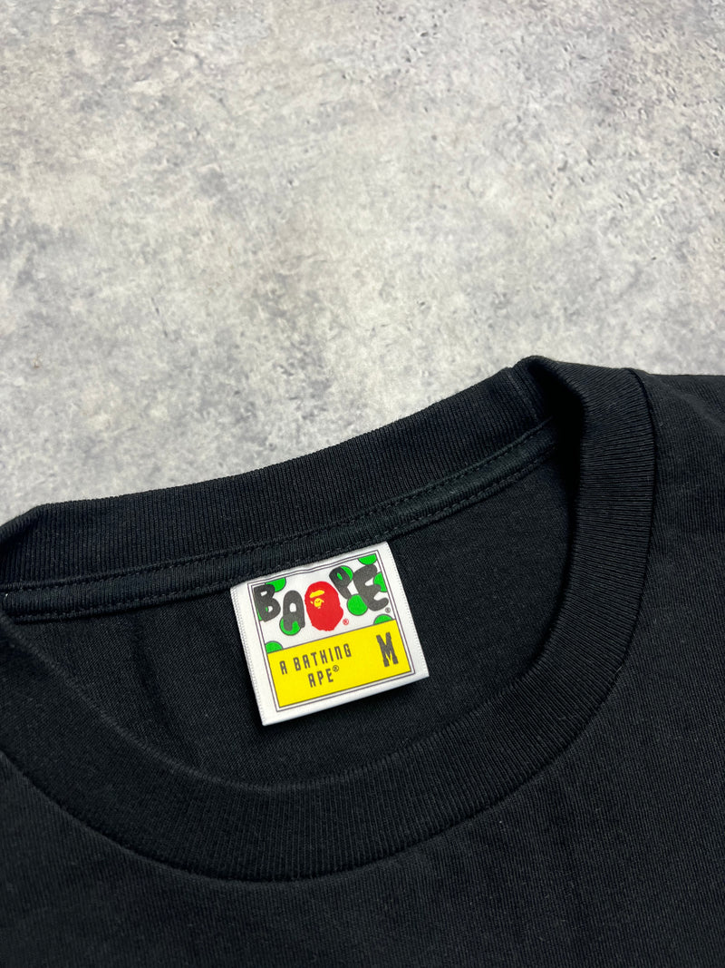 Bape black panda graphic tee