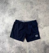 CP company navy blue swim shorts