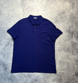 Moncler navy arm logo polo shirt