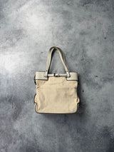 Gucci vintage GG cream handbag