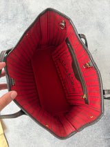 Louis Vuitton Damier neverfull PM canvas handbag