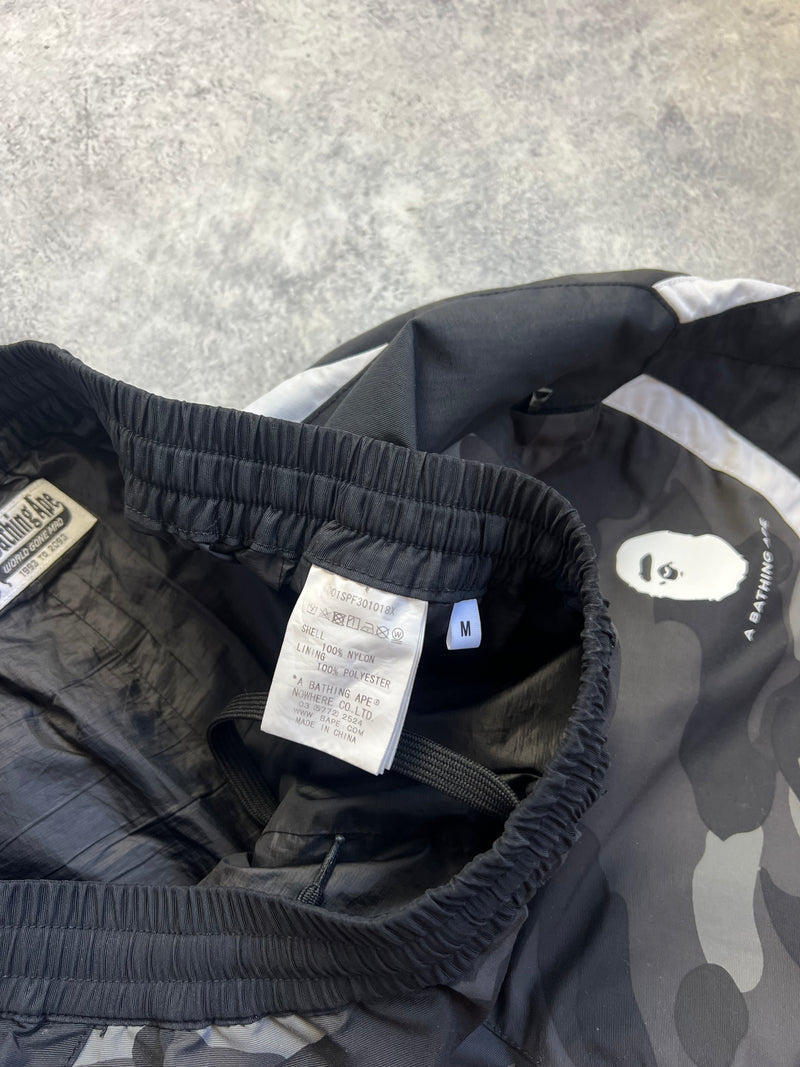 Bape black camo shell shorts