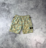 Stone island 2020 camo Devore cargo shorts
