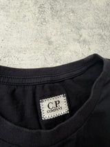 CP company navy diamond logo tee