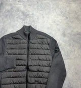 Canada goose grey black label hybridge knit