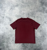 Off-white burgundy graphic tee