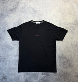 Stone island black paint stroke tee