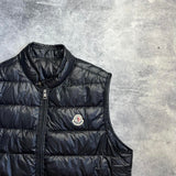 Moncler black GUI gilet