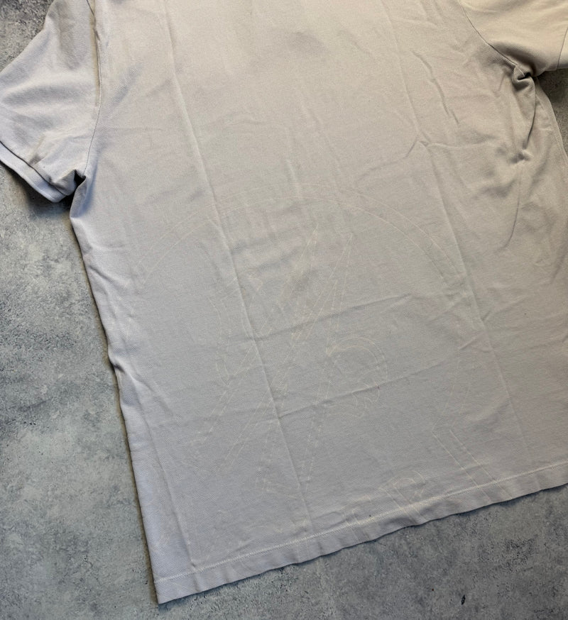 Moncler grey polo shirt