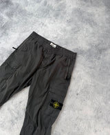 Stone island charcoal grey cargo trousers