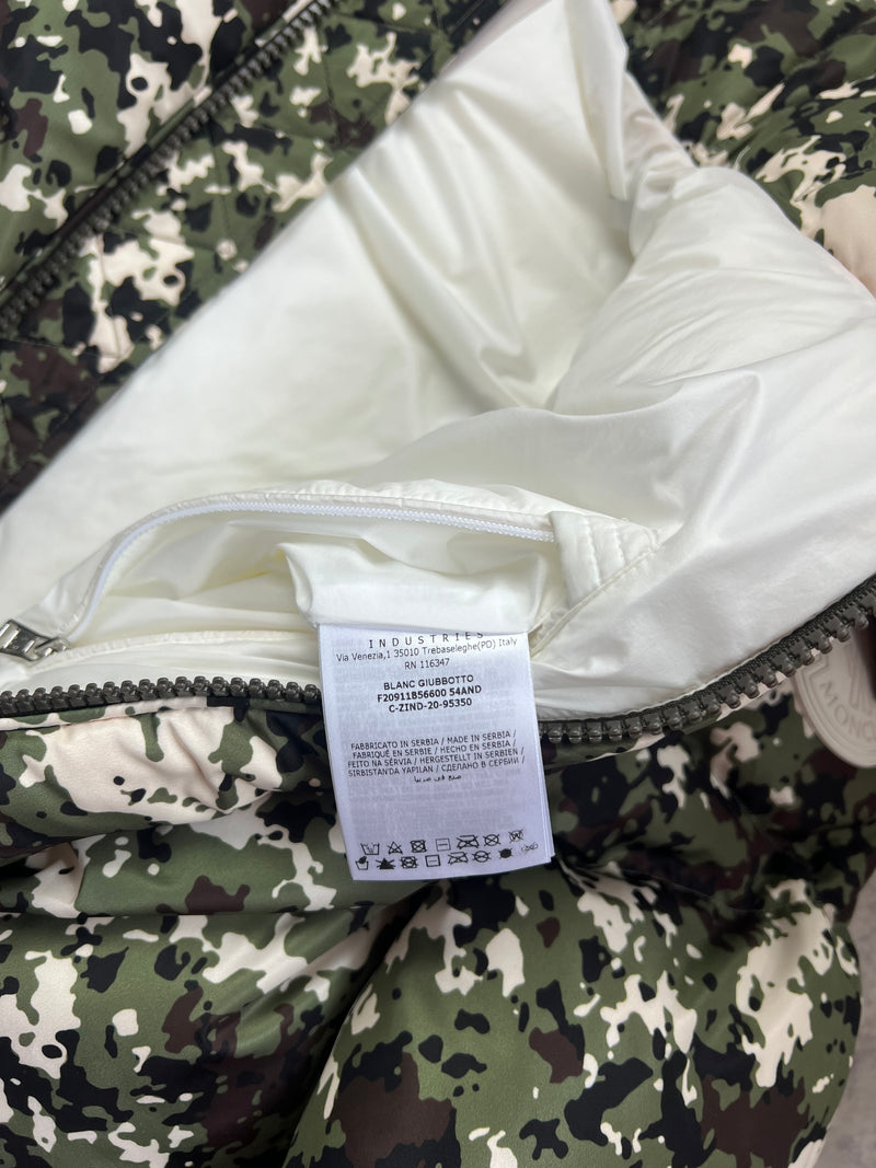 Moncler Blanc giubbotto puffer coat