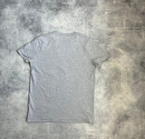 Moncler oversize logo grey tee