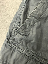 Stone island charcoal grey cargo shorts