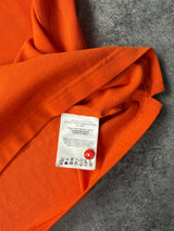Moncler orange polo shirt