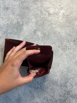 Cartier vintage wine red wallet
