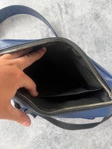 Louis Vuitton cobalt blue monogram outdoor messenger bag