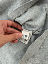 Moncler grey & white trim polo shirt