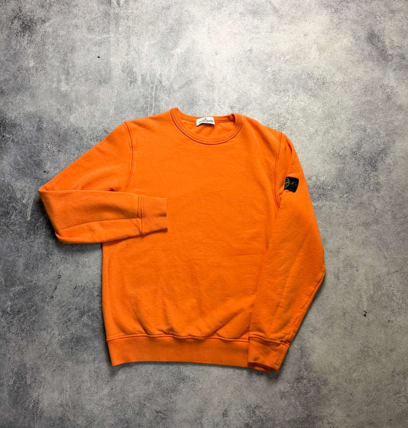 Stone island JUNIOR orange jumper