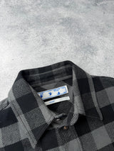 Off-white arrow flannel shirt grey