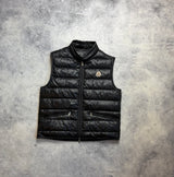 Moncler black GUI gilet