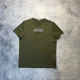 Moncler khaki box logo tee