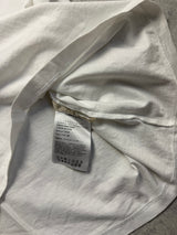 Moncler white double logo tee