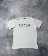 Dior x Daniel Arsham white logo tee