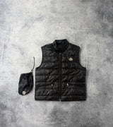 Moncler black GUI gilet