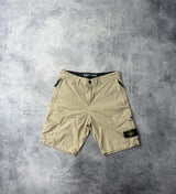 Stone island SS21 tela cargo shorts sand