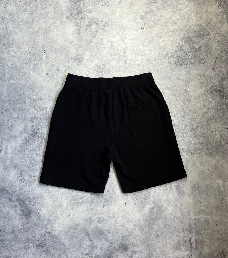 Bape black shark cotton shorts