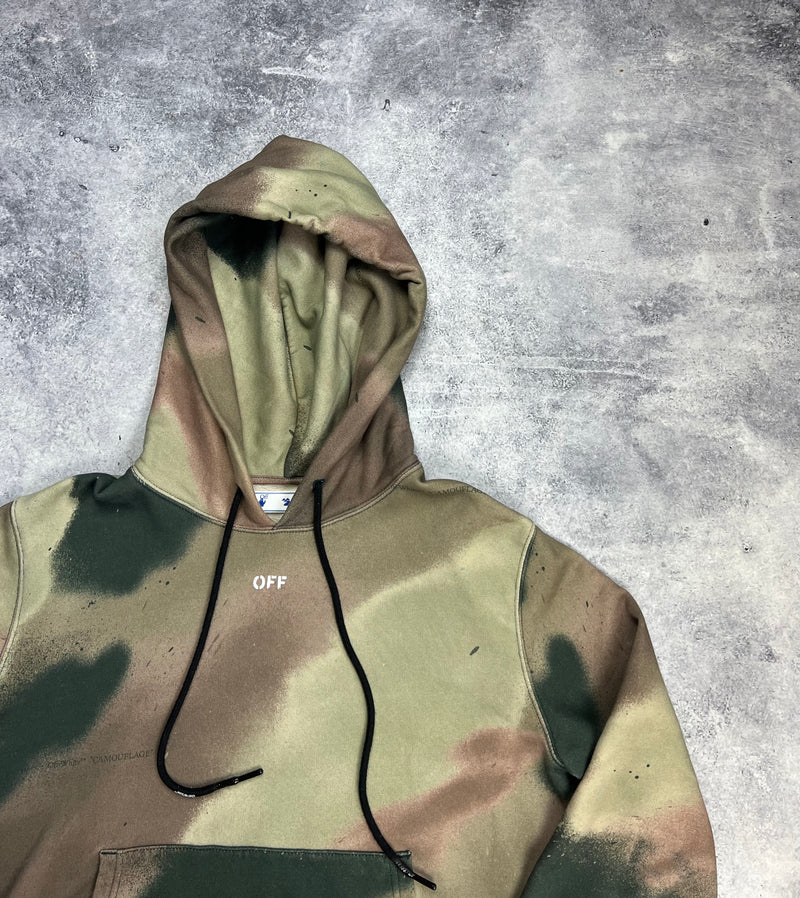 Off-white camo stencil hoodie