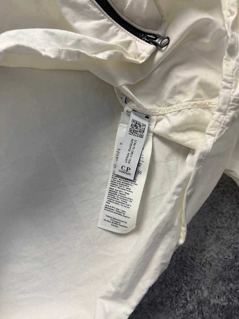 CP company white overshirt