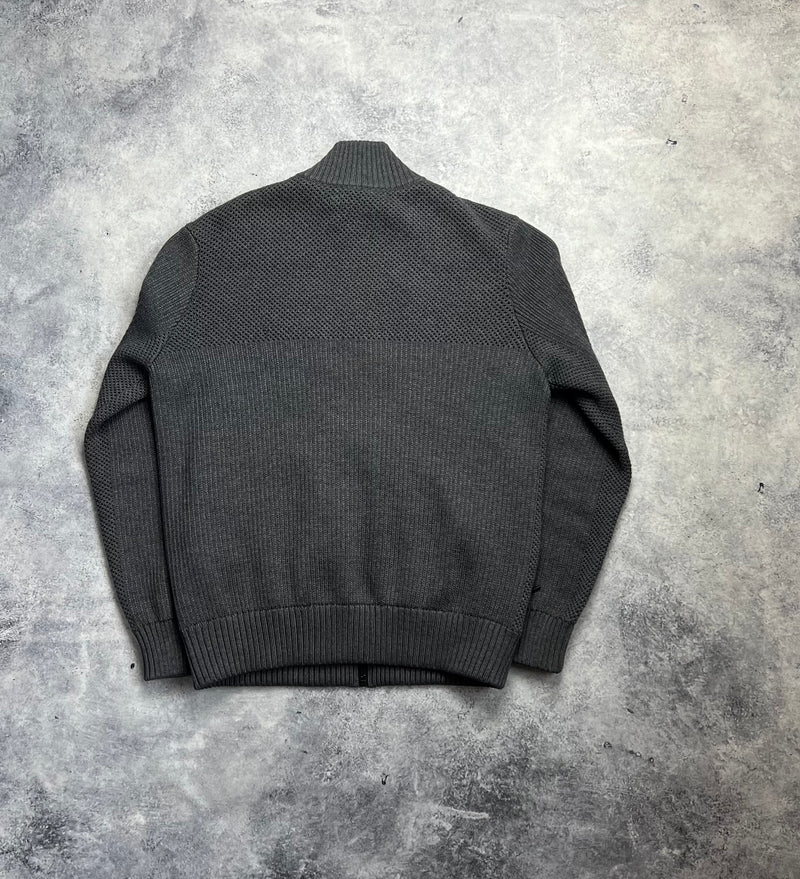 Canada goose grey black label hybridge knit