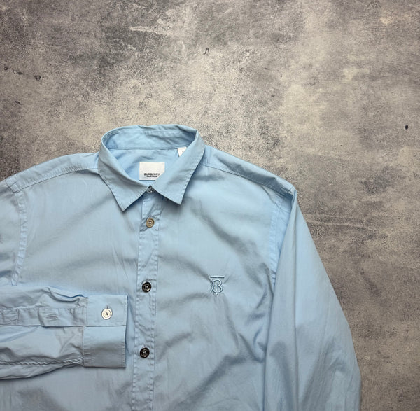 Burberry baby blue shirt