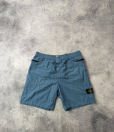 Stone island SS22 blue cargo shorts