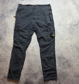 Stone island 2024 grey cargo trousers