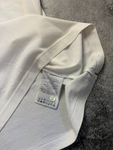 Moncler white polo shirt